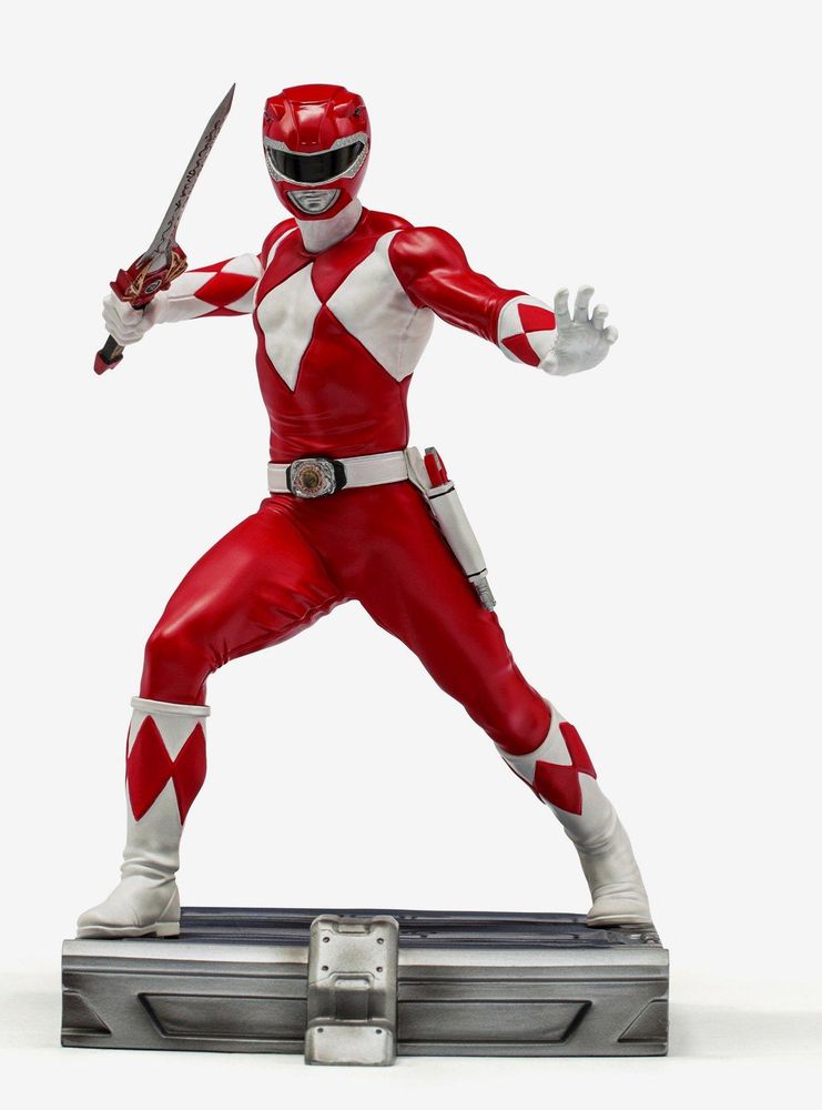 Boxlunch Power Rangers Red Ranger Battle Diorama Series Art Scale 1/10