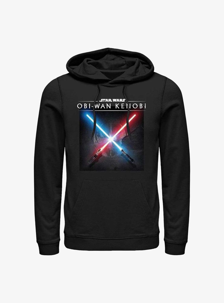 Boxlunch Star Wars Obi Wan Kenobi Light Saber Clash Hoodie