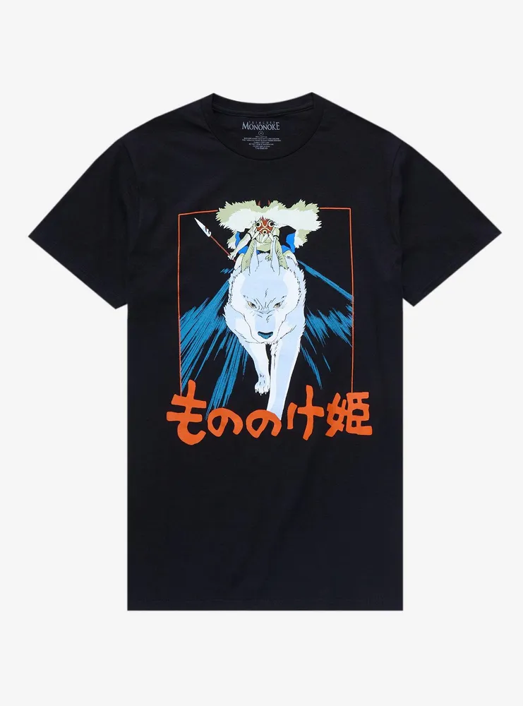 Hot Topic Studio Ghibli Princess Mononoke Wolf T-Shirt | Shop Midtown