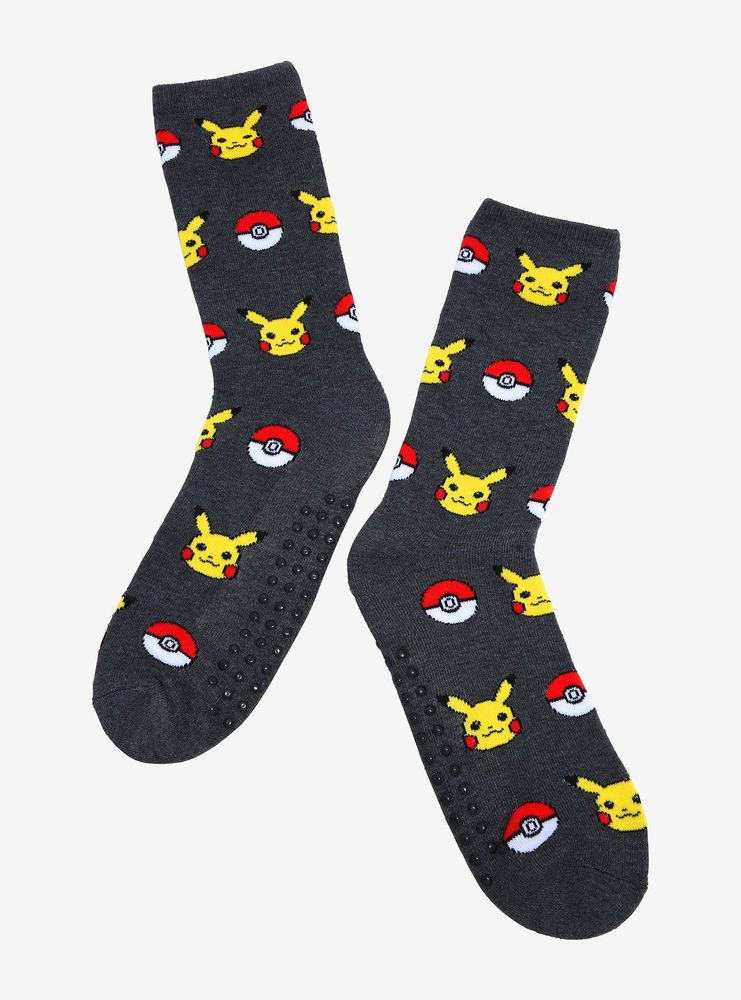 Boxlunch Pokémon Pokeball and Pikachu Crew Socks | Mall of America®