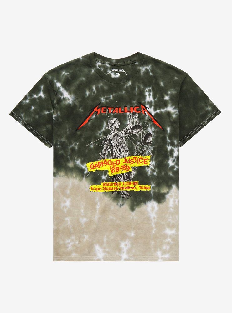 Metallica damaged deals justice shirt