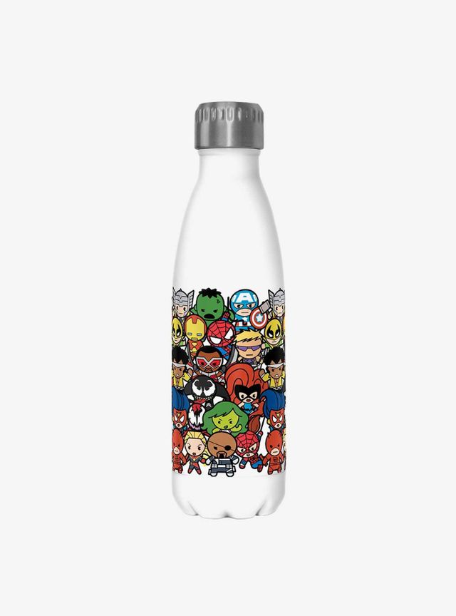 Marvel Chibi Heroes Stainless Steel Water Bottle at