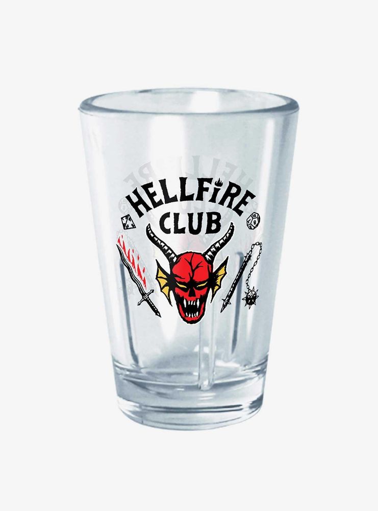 Boxlunch Stranger Things Hellfire Club Logo Mini Glass Mall of America®