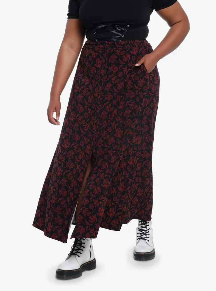 Skull maxi sale skirt