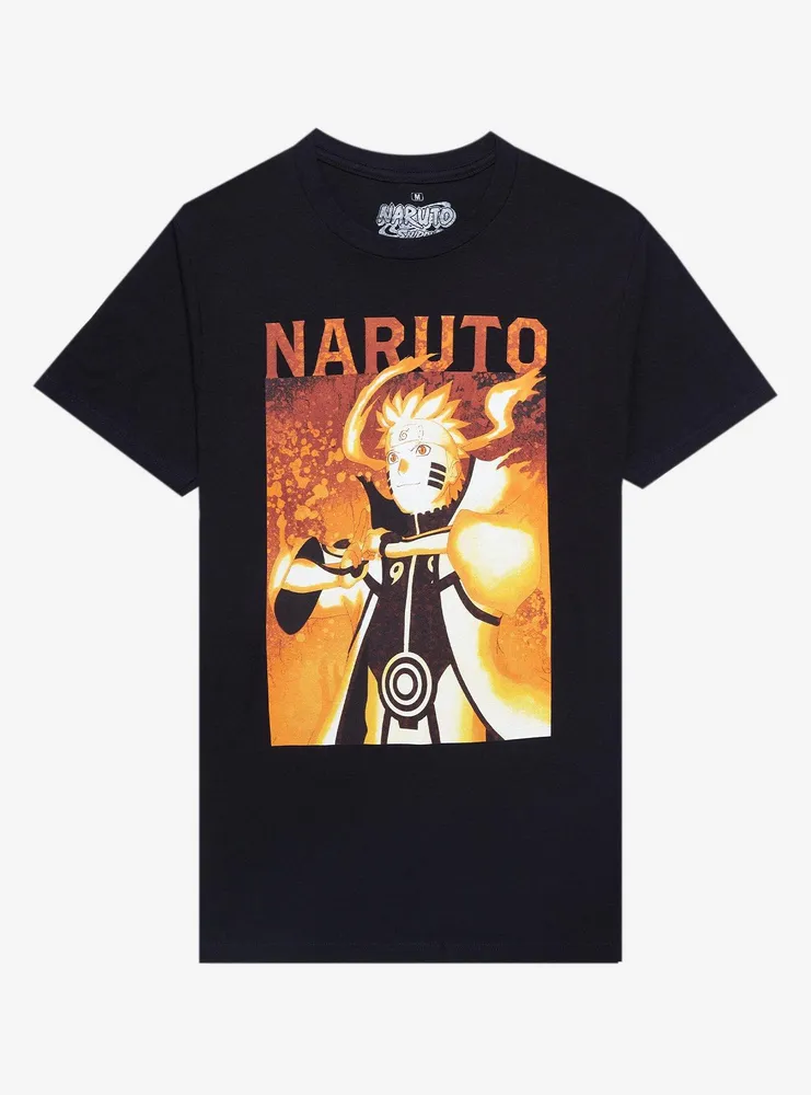 Hot Topic Naruto Shippuden Six Paths Sage Mode Double-Sided T-Shirt ...