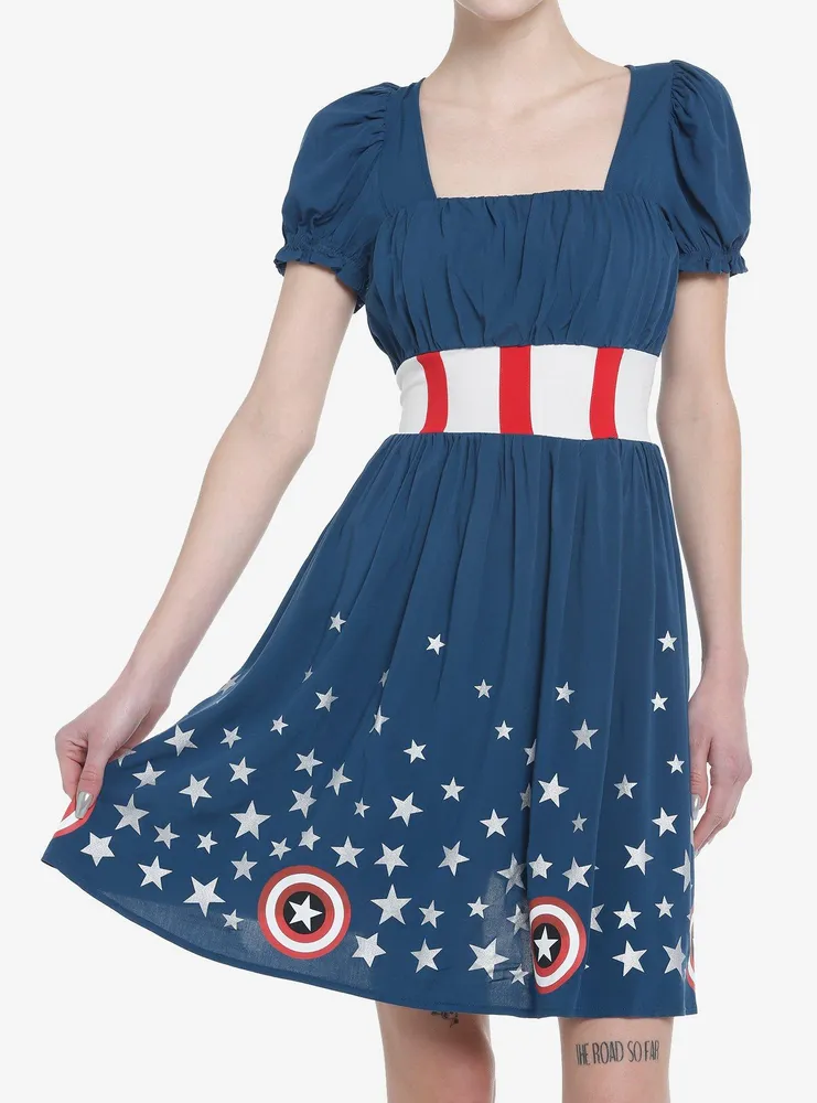 Torrid captain shop america dress