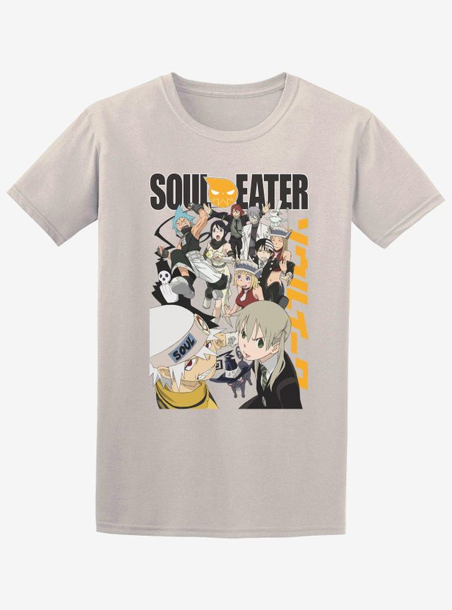 Hot Topic Soul Eater Big Group Boyfriend Fit Girls T-Shirt