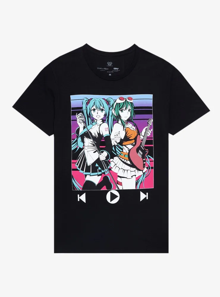 Hot Topic Hatsune Miku X GUMI Media Player T-Shirt By Hypo | Hamilton Place