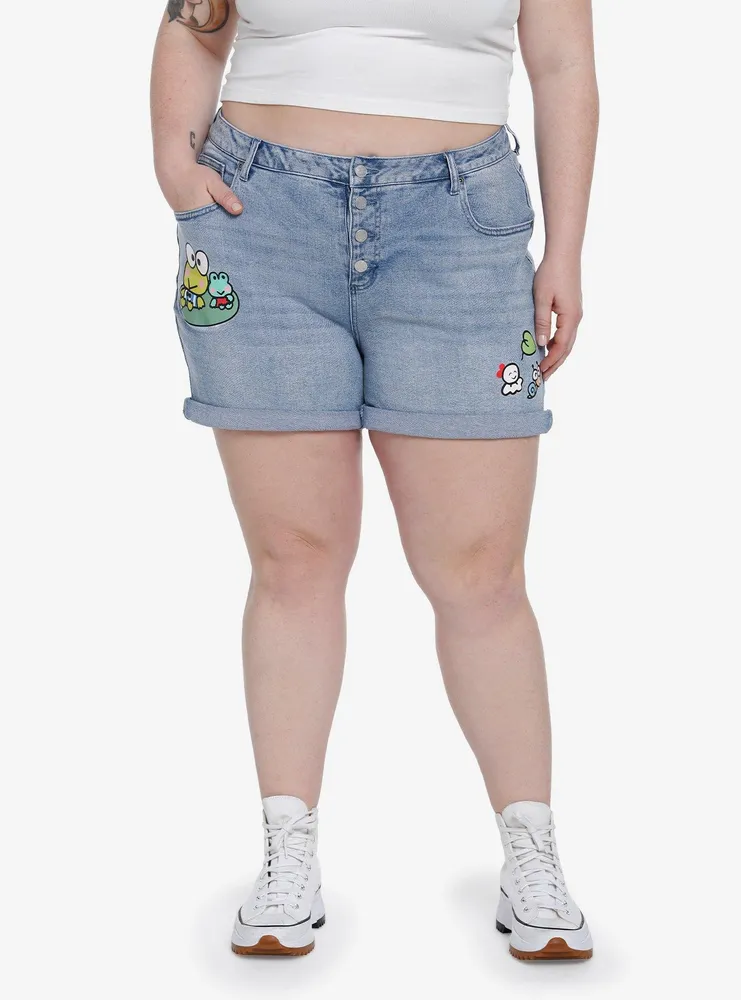 Plus on sale mom shorts