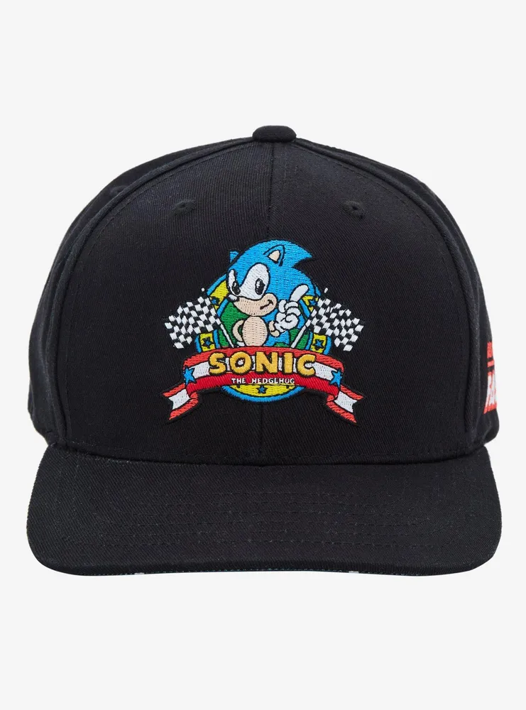 Boxlunch Sonic the Hedgehog Flags Youth Cap - BoxLunch Exclusive | Mall ...