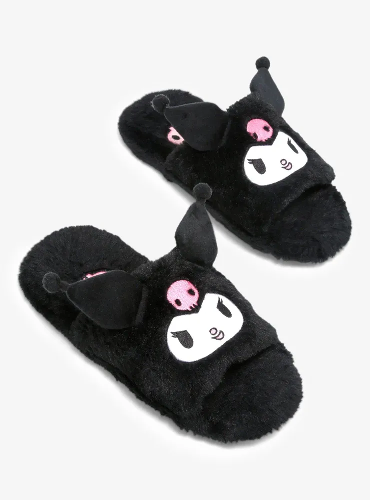 Hot Topic Kuromi 3D Ear Fuzzy Slippers | Mall of America®