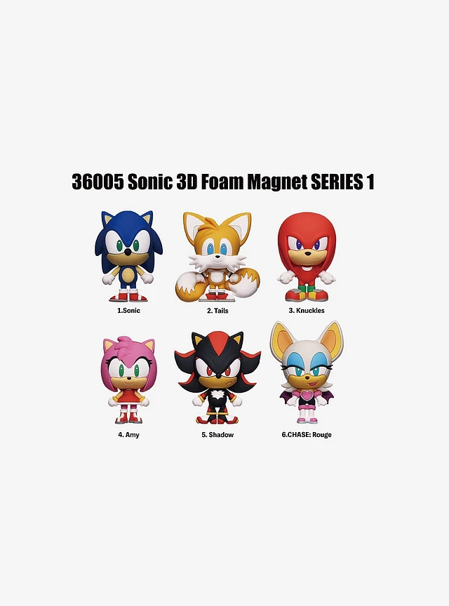 Hot Topic Sonic The Hedgehog Series 2 Blind Bag Magnet | Pueblo Mall