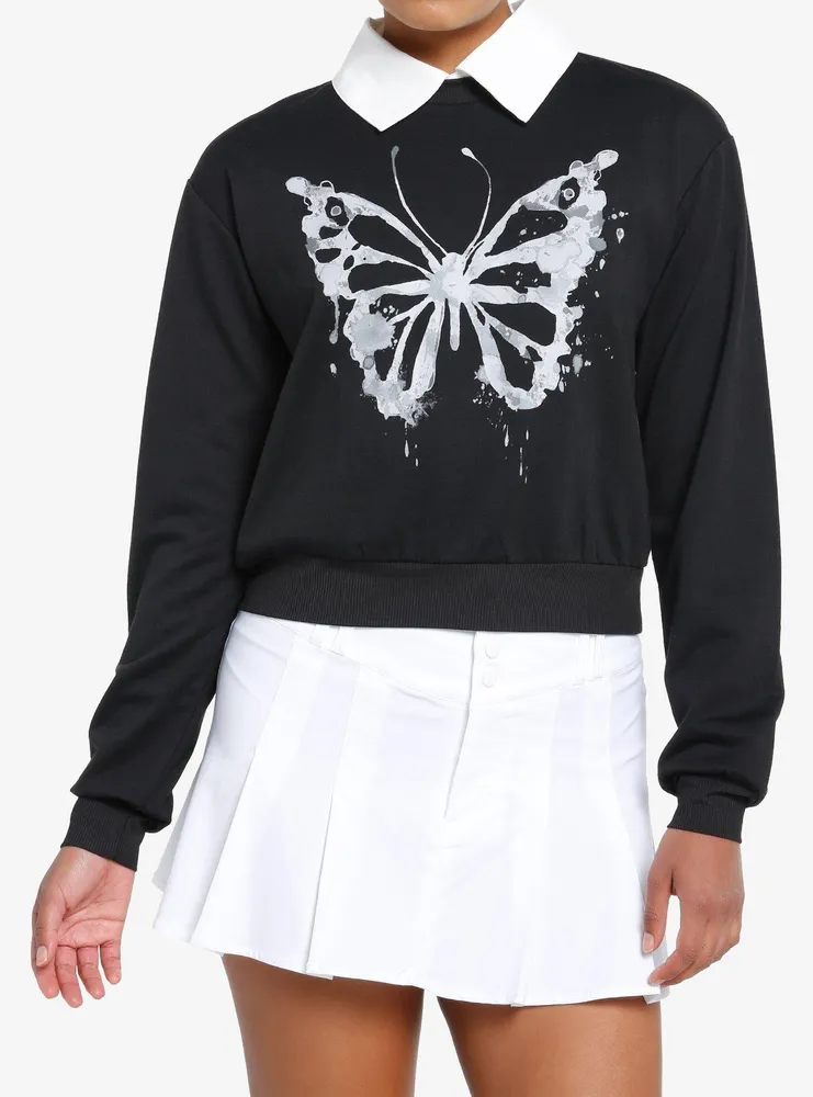 Girls cheap butterfly sweatshirt