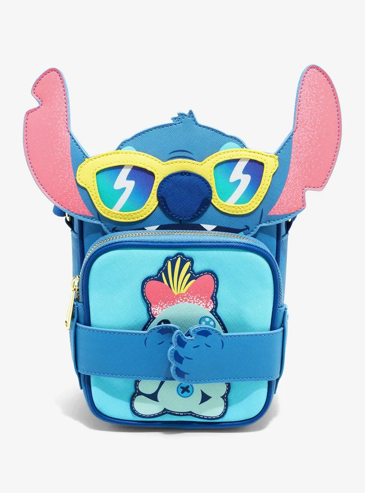 Boxlunch Loungefly Disney Lilo & Stitch Sunglasses Stitch Crossbody Bag ...