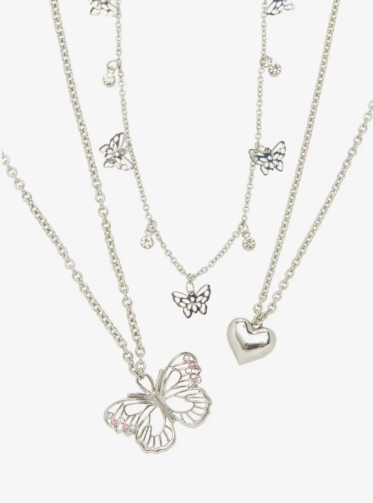 Hot topic heart 2025 necklace