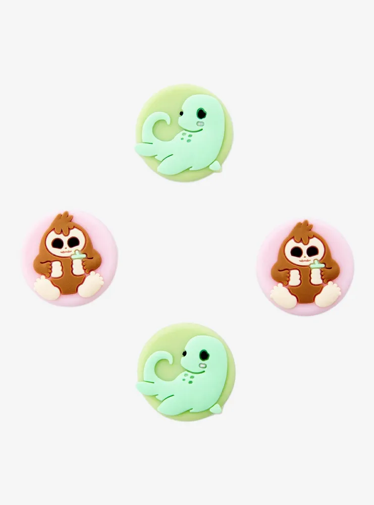 Boxlunch Nintendo Switch Nessie & Bigfoot Analog Stick Thumb Grips Set