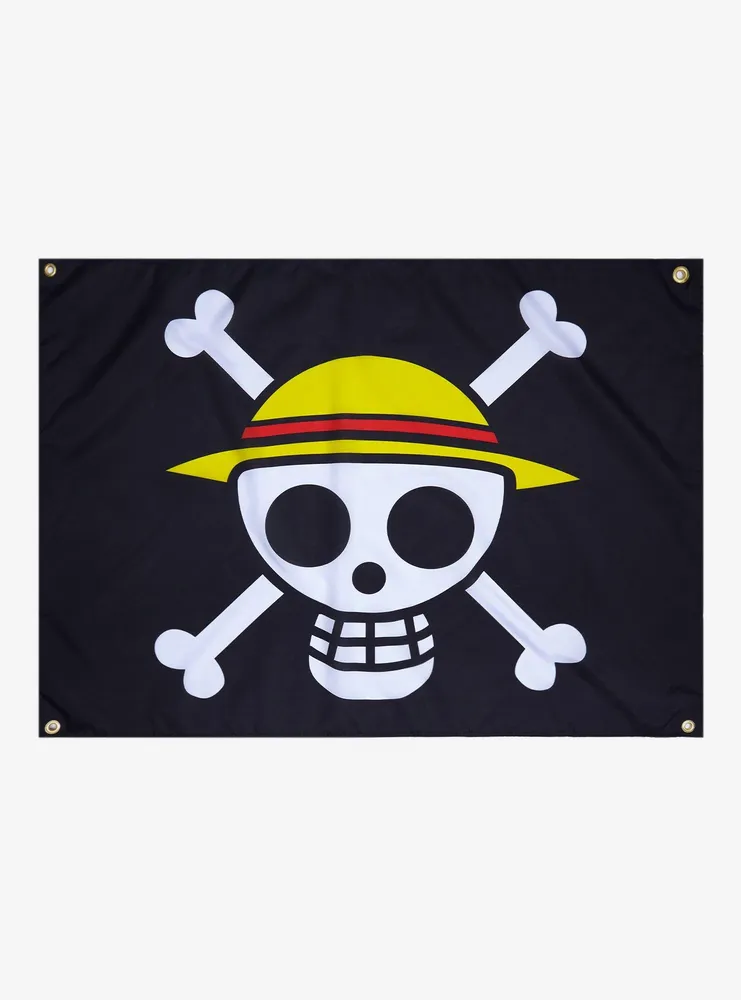 Boxlunch One Piece Straw Hat Crew Jolly Roger Flag Mall of America®