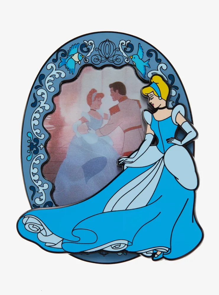 Hot Topic Loungefly Disney Cinderella Dancing Lenticular Enamel Pin