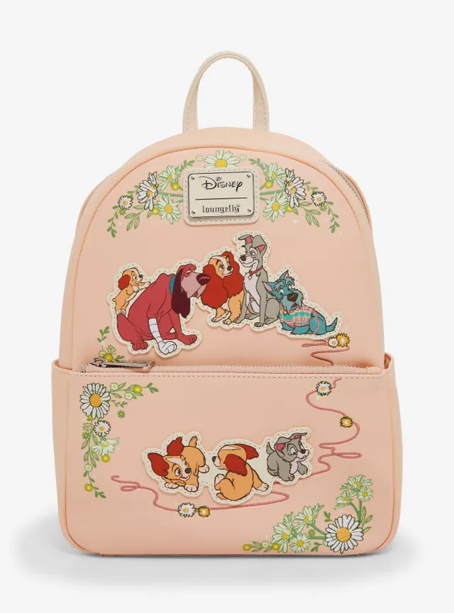 Loungefly Lady and the Tramp Mini Backpack / Cardholder popular Bundle