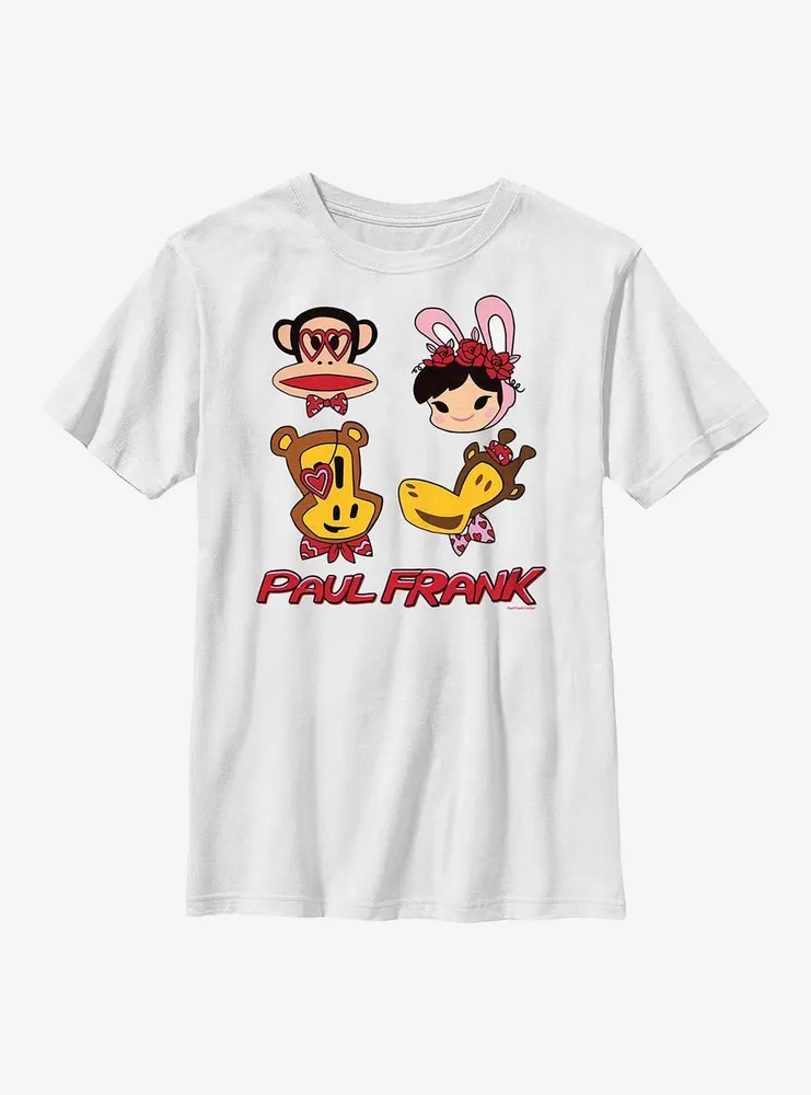 Boxlunch Paul Frank Valentine's Characters Youth T-Shirt ...