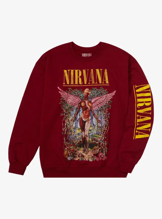 Hot topic nirvana hoodie sale