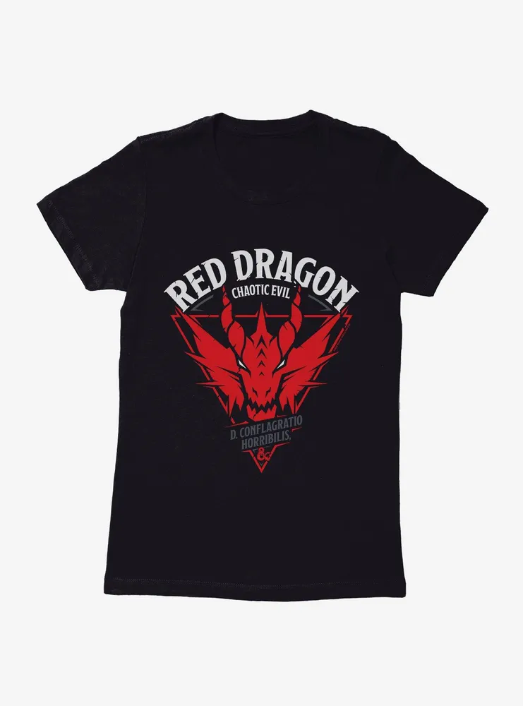 Boxlunch Dungeons & Dragons Red Dragon Womens T-Shirt | Hamilton Place