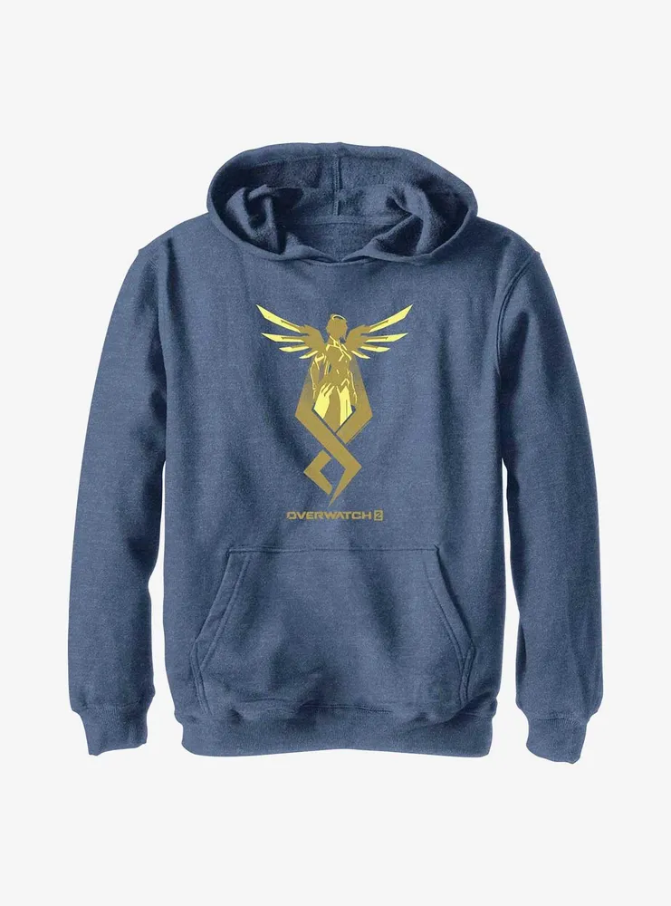 Boxlunch Overwatch 2 Mercy Icon Youth Hoodie CoolSprings Galleria