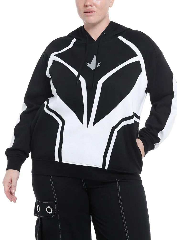 Hot Topic Her Universe Marvel The Marvels Photon Girls Hoodie Plus