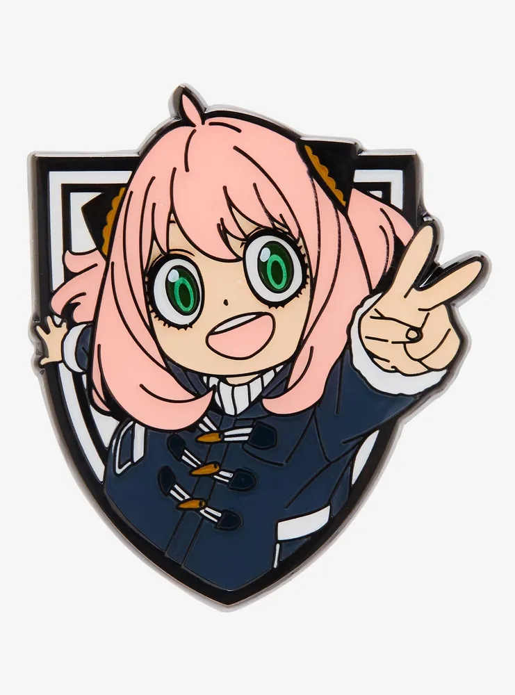 Boxlunch Spy x Family Anya Peace Sign Enamel Pin BoxLunch Exclusive