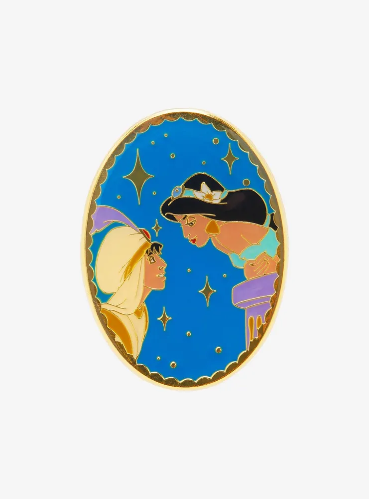 Boxlunch Loungefly Disney Aladdin Balcony Portrait Enamel Pin ...