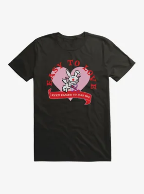 Boxlunch It's Happy Bunny Easy To Love Womens T-Shirt | MainPlace Mall