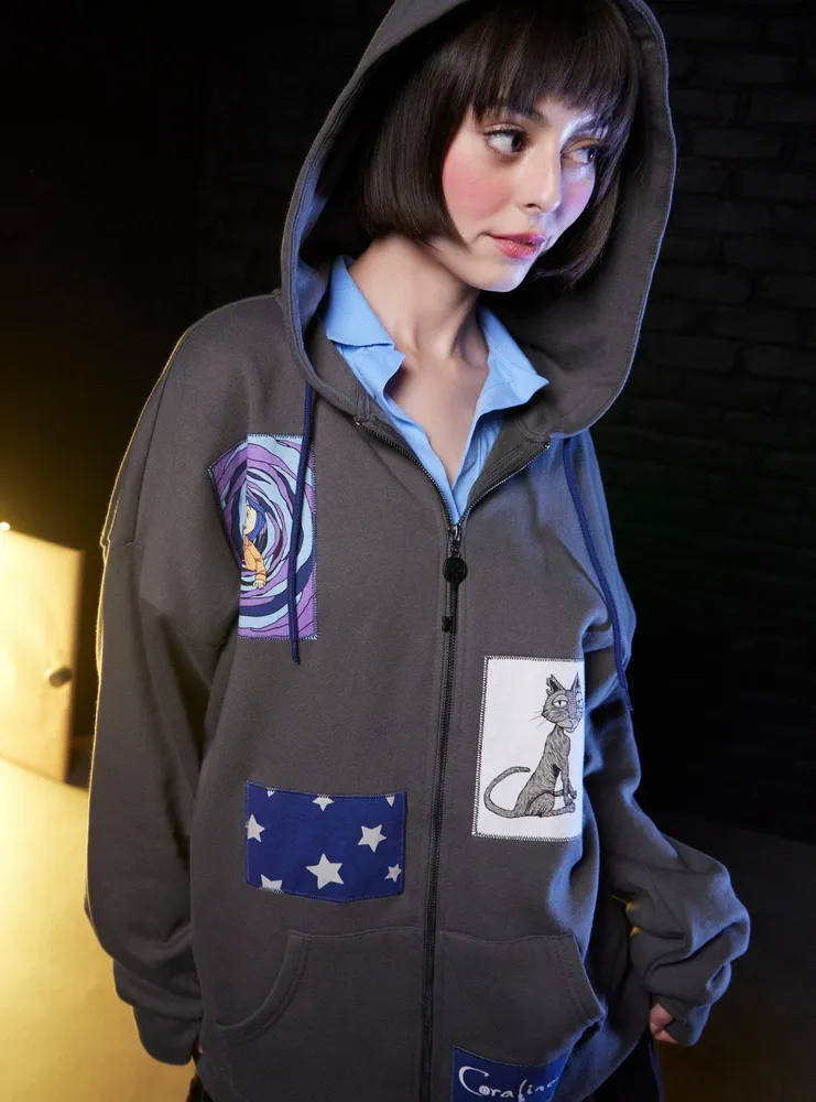 Large hoodie on girl hot sale