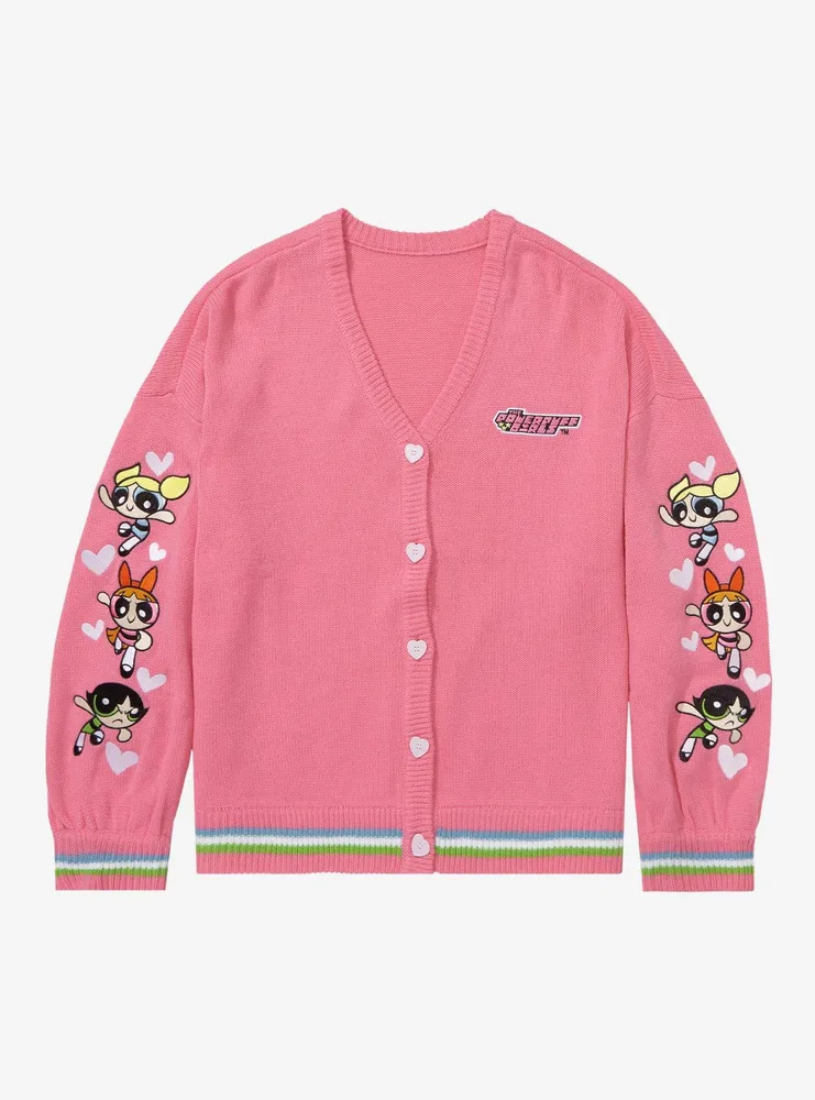 Hot Topic The Powerpuff Girls Stripe Cardigan Plus | Vancouver Mall