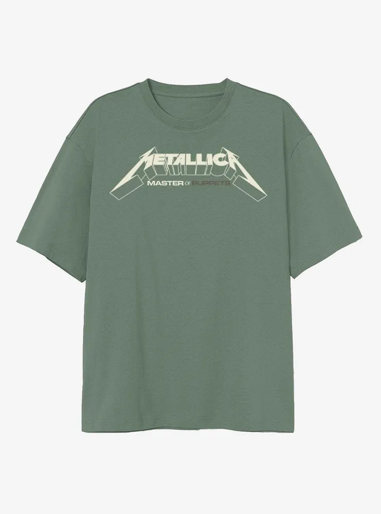 Hot Topic Metallica Master Of Puppets Green T Shirt Hawthorn Mall