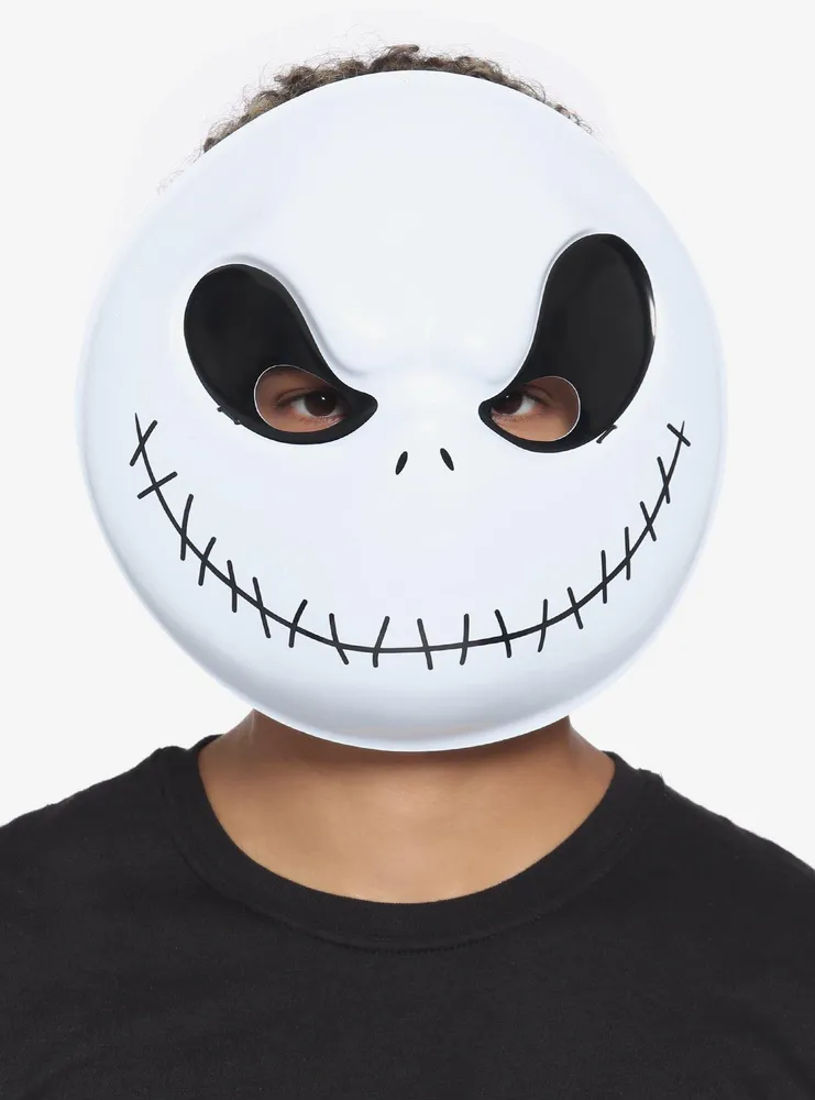 Hot Topic The Nightmare Before Christmas Jack Skellington Mask | Green ...