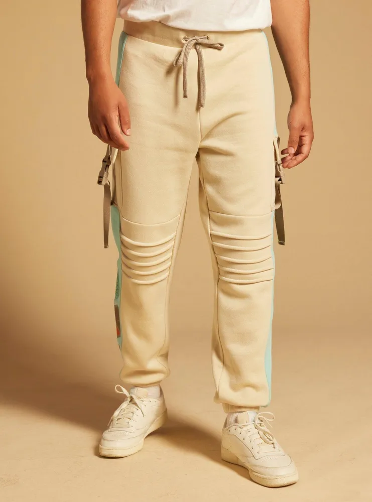 Men's color 2024 block sweatpants