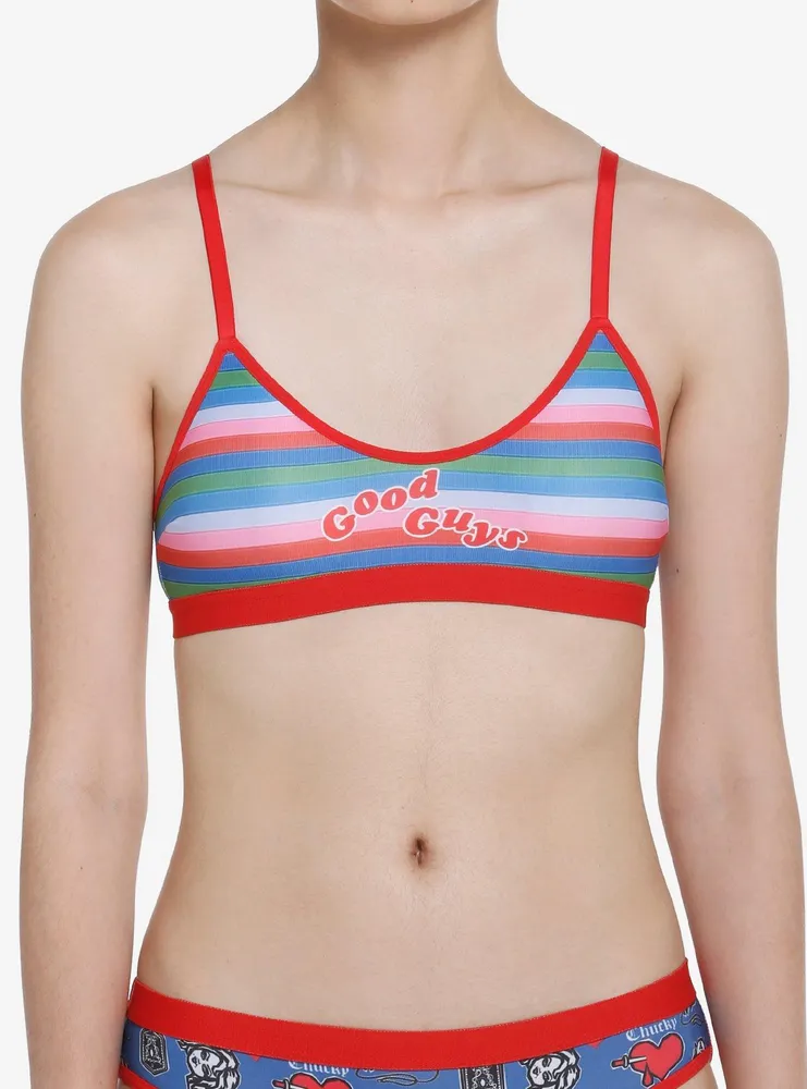 Hot Topic Chucky Stripe Bralette CoolSprings Galleria