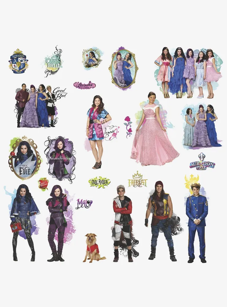 Boxlunch Disney Descendants Peel And Stick Wall Decals Mall of America®