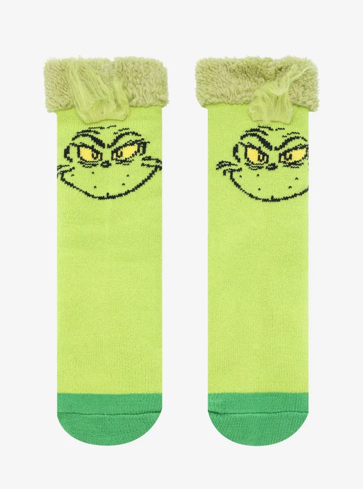 Hot Topic How The Grinch Stole Christmas Grinch Cozy Socks | Brazos Mall