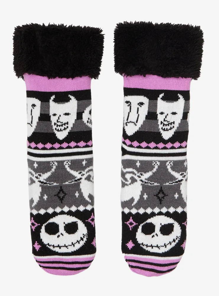 Hot Topic The Nightmare Before Christmas Citizens Fair Isle Cozy Socks