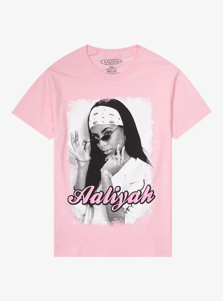 Aaliyah hot sale pink shirt