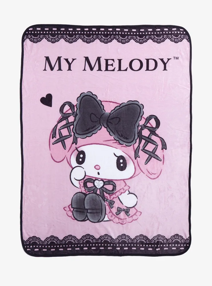 Loungefly My Melody and Kuromi Sleepover Throw Blanket authentic Tumbler Bundle