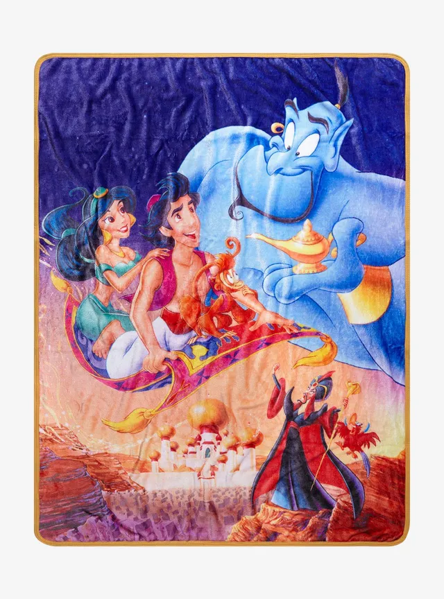 Hot Topic Disney Aladdin Movie Poster Throw Blanket CoolSprings