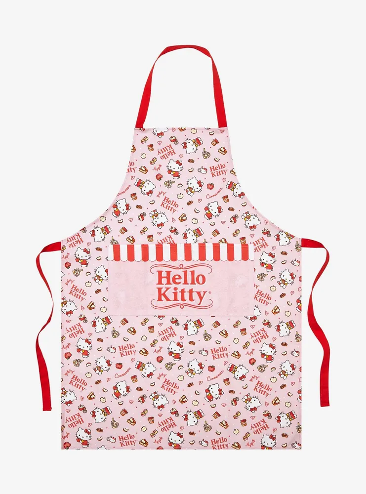 Hot Topic Hello Kitty Apple Apron | Hawthorn Mall