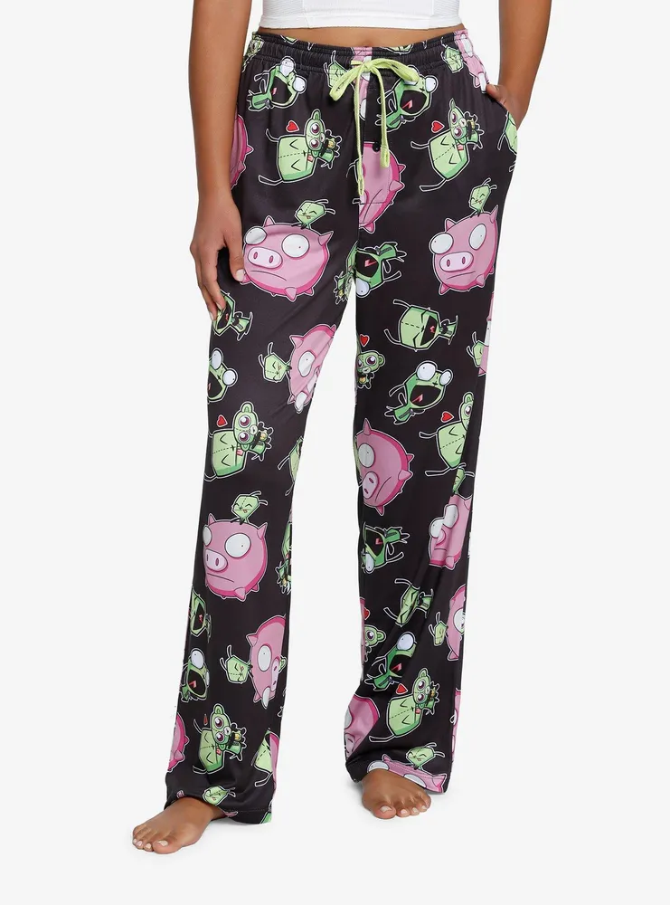 Hot Topic Invader Zim GIR Pig Pajama Pants | Hawthorn Mall
