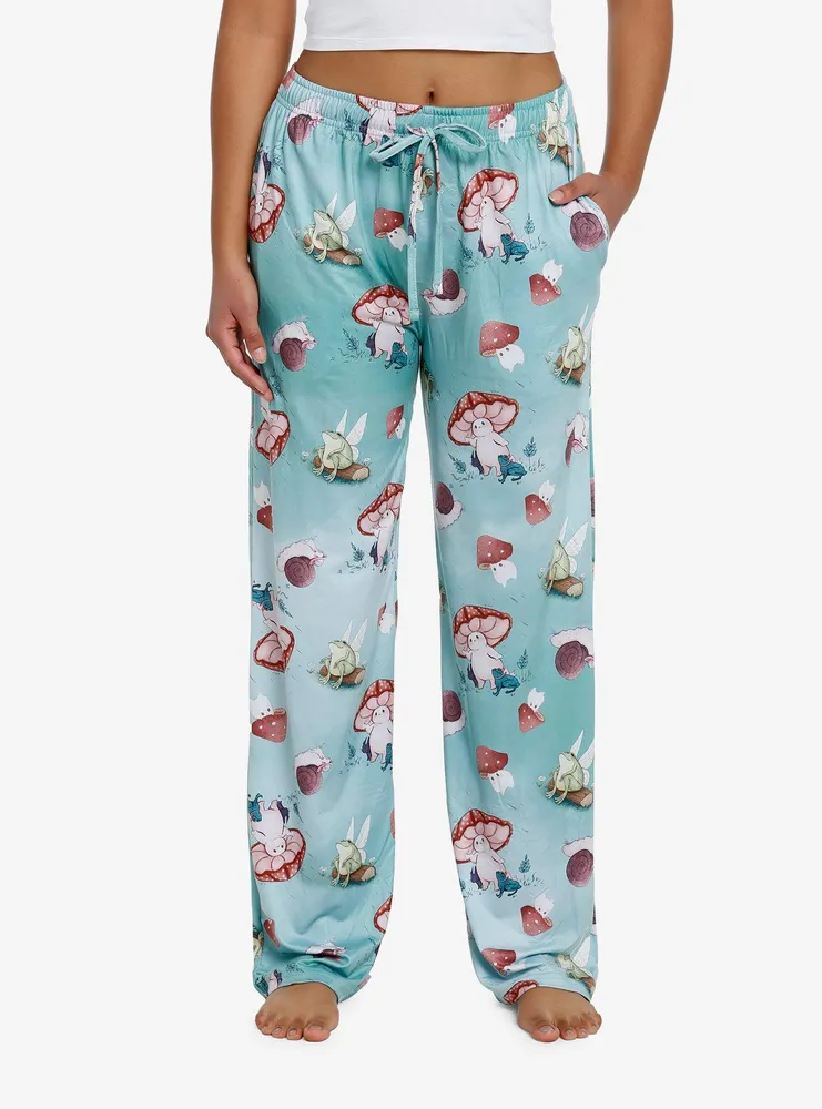 Hot Topic Fairy Frog Mushroom Pajama Pants Pueblo Mall