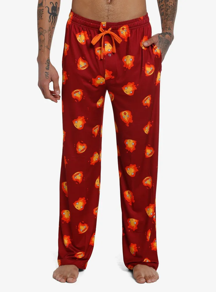 Hot Topic Studio Ghibli Howl s Moving Castle Calcifer Pajama Pants