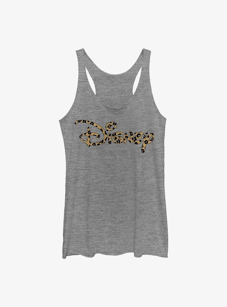 Hot Topic Disney Channel Leopard Fill Logo Girls Tank
