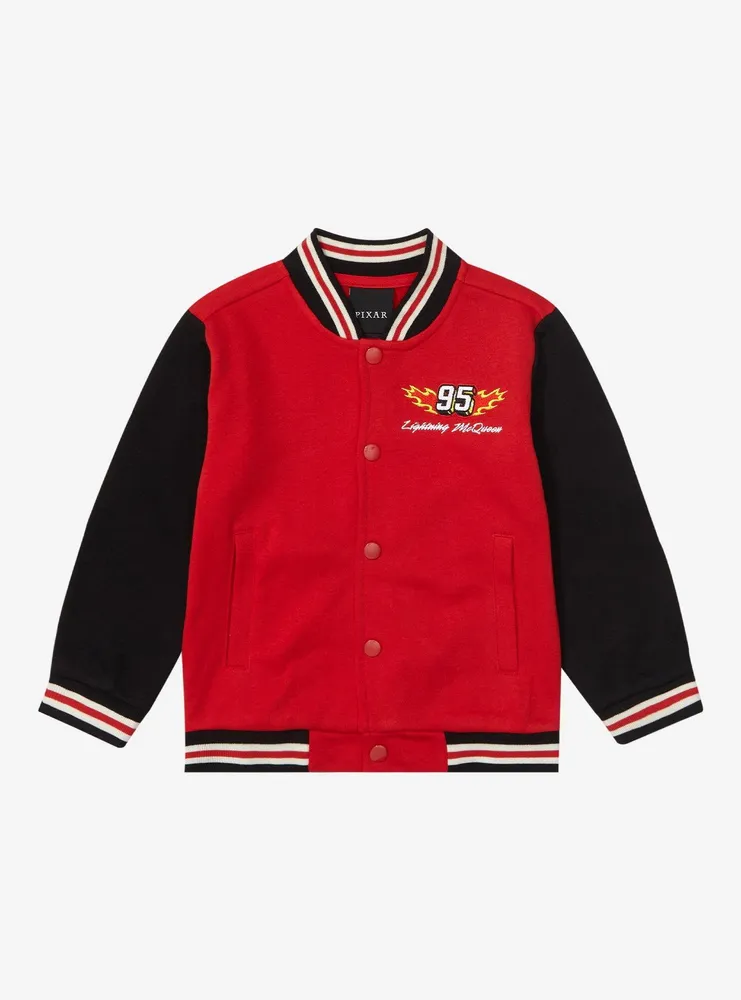 Boxlunch Disney Pixar Cars Lightning McQueen Toddler Varsity Jacket ...