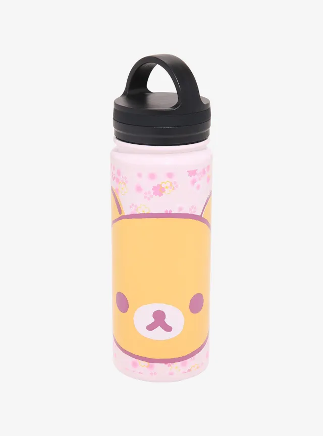 Hot Topic Rilakkuma Sakura Stainless Steel Water Bottle